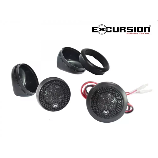 Excursion SHX-5C dB  2-drożny samochodowy zestaw głośnikowy: 4 woofery 130mm, 2 tweetery 25mm, 4 zwrotnice - 1.5ohm, 150/300W, 94dB, 45-21000Hz, głęb.